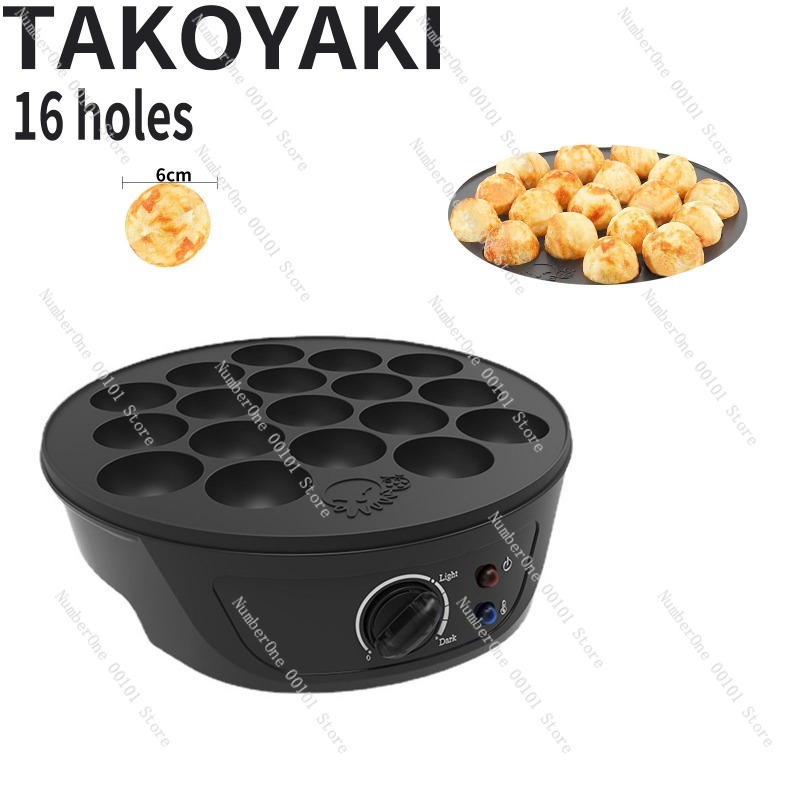 Takoyaki Grill Plate - Máquina Elétrica de Takoyaki e Bolinhos