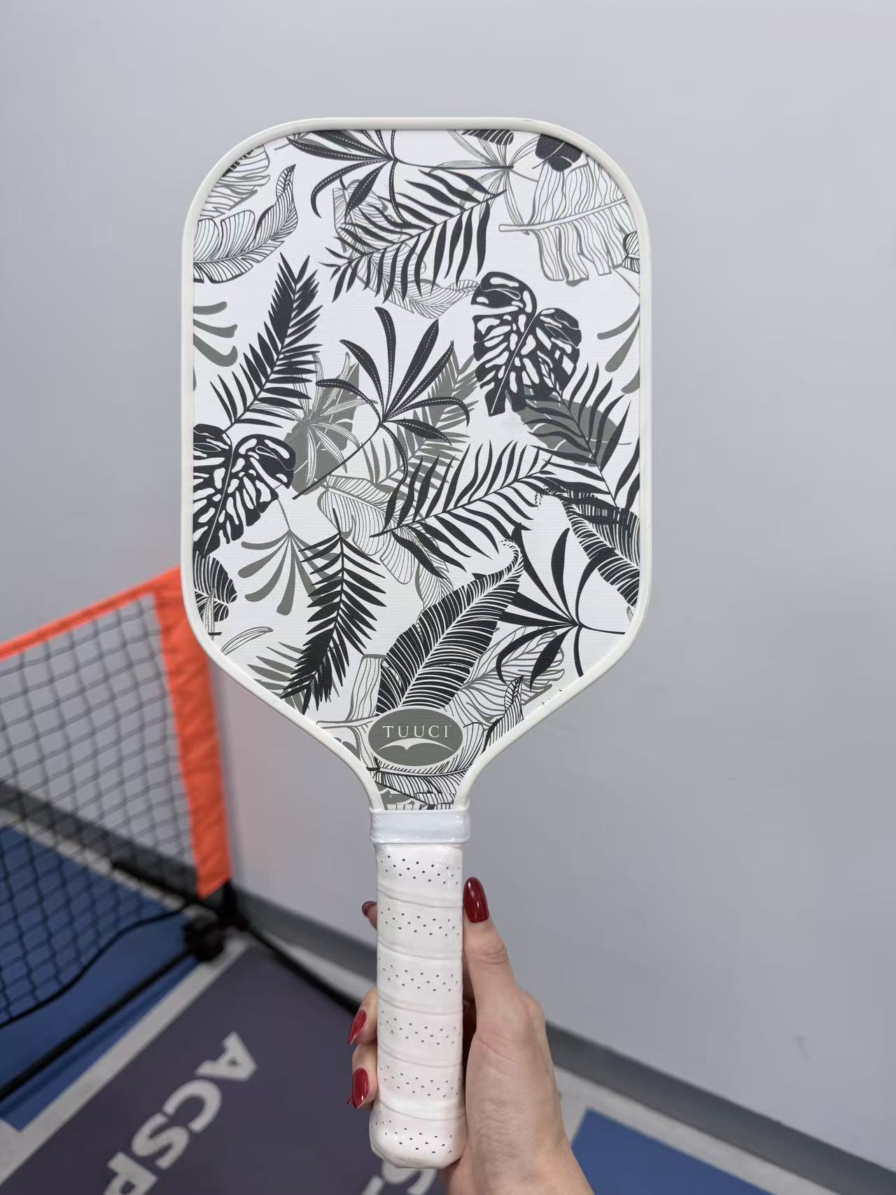 Crepe Pan Carbon - Raquete de Pickleball com impressão em