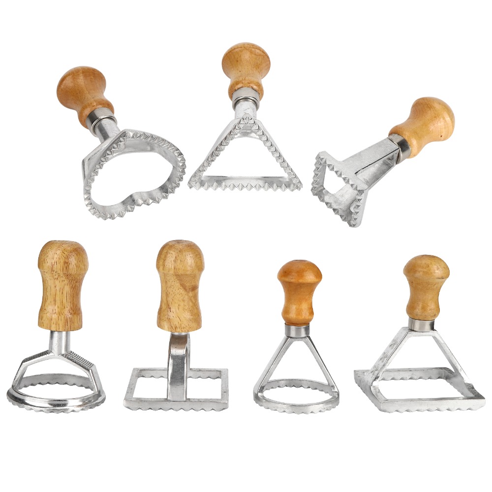 Dumpling Press Set - Conjunto de 7 Cortadores Individuais de