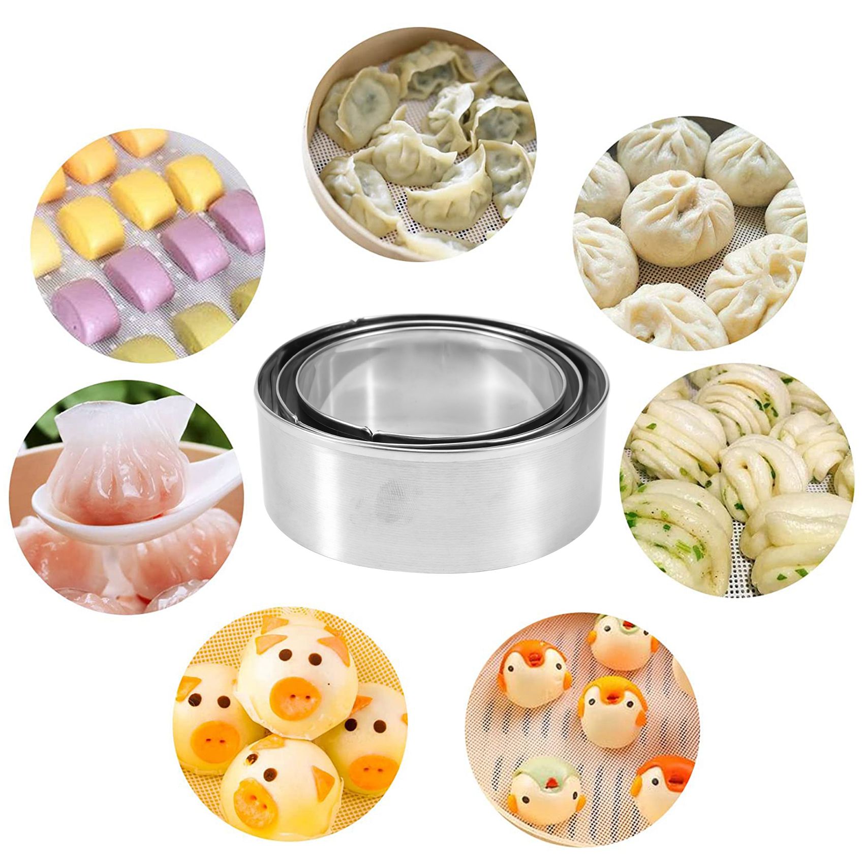 Conjunto de 8 peças para fazer - Dumpling Press Set avaliação e preço
