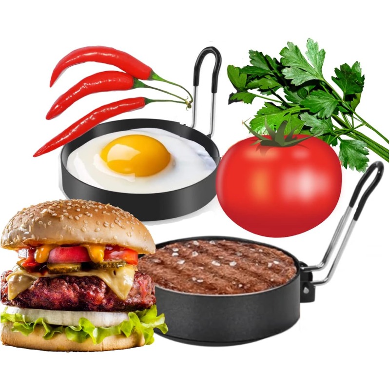 Molde de anel de ovo, panela a - Egg Waffle Pan avaliação e preço