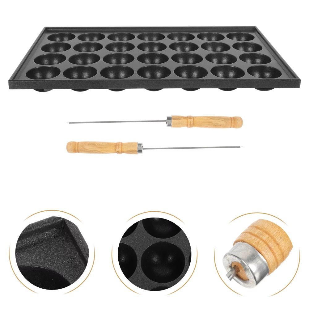 28 furos durável antiaderente  - Takoyaki Grill Plate avaliação e preço